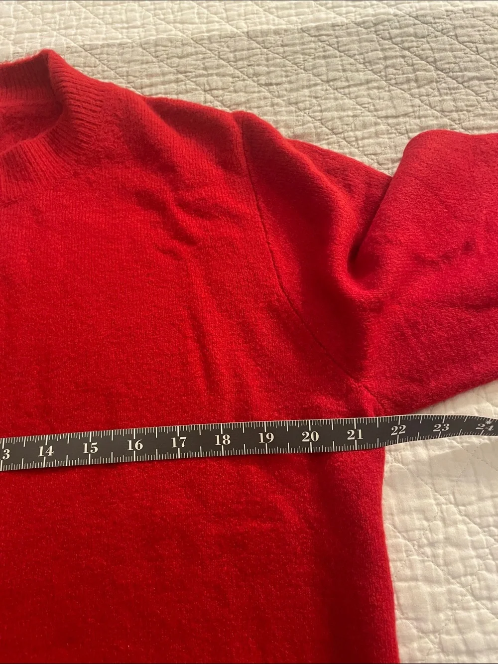 J. Crew women’s Red Crewneck Sweater- Large